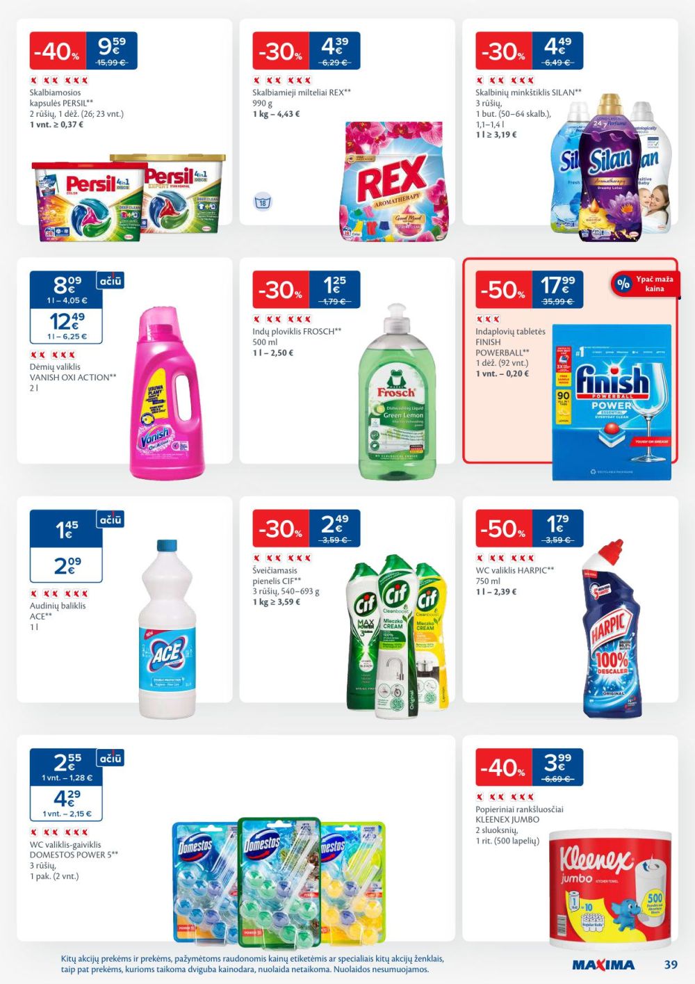 maxima - MAXIMA - Kaininis leidinys Nr.45 (2025 11 04 - 2025 11 10) - page: 39