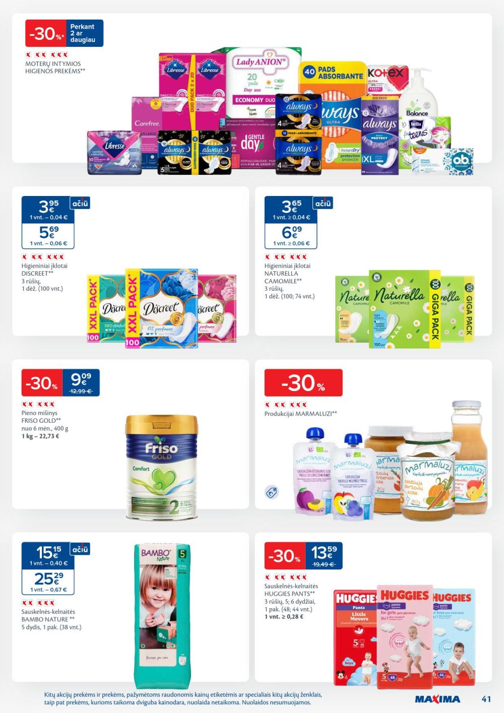 maxima - MAXIMA - Kaininis leidinys Nr.45 (2025 11 04 - 2025 11 10) - page: 41