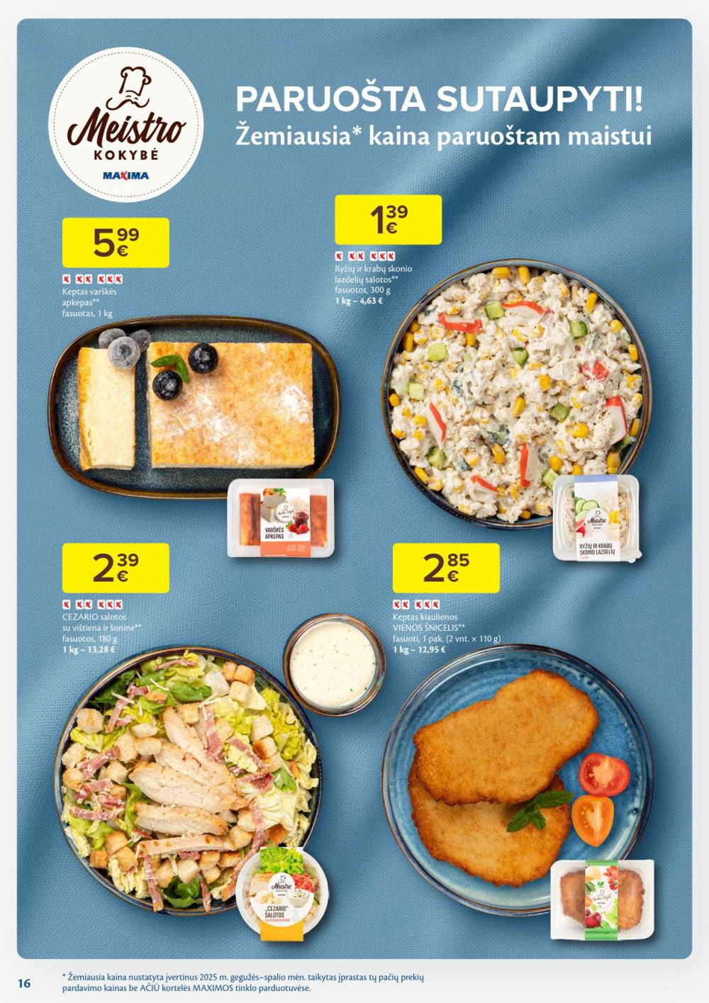 maxima - MAXIMA - Kaininis leidinys Nr.45 (2025 11 04 - 2025 11 10) - page: 16