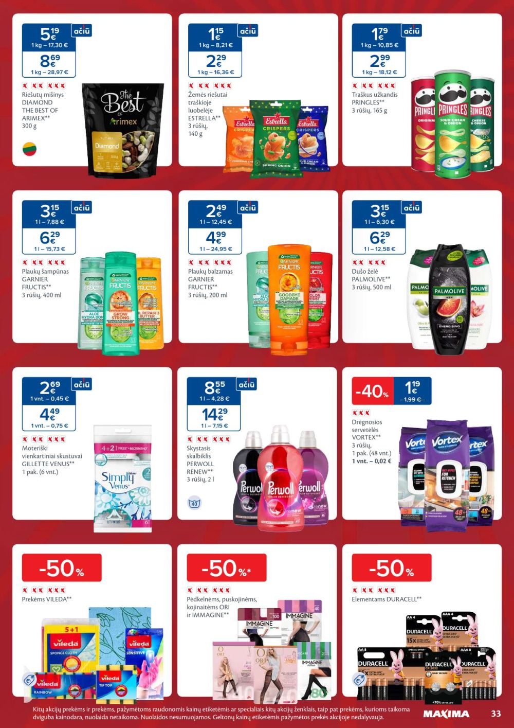 maxima - MAXIMA - Kaininis leidinys Nr.45 (2025 11 04 - 2025 11 10) - page: 33