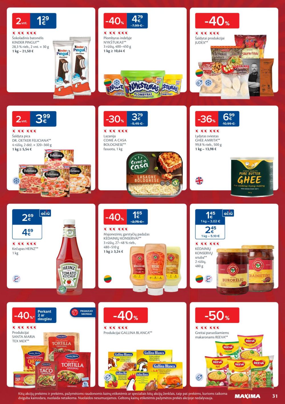 maxima - MAXIMA - Kaininis leidinys Nr.45 (2025 11 04 - 2025 11 10) - page: 31