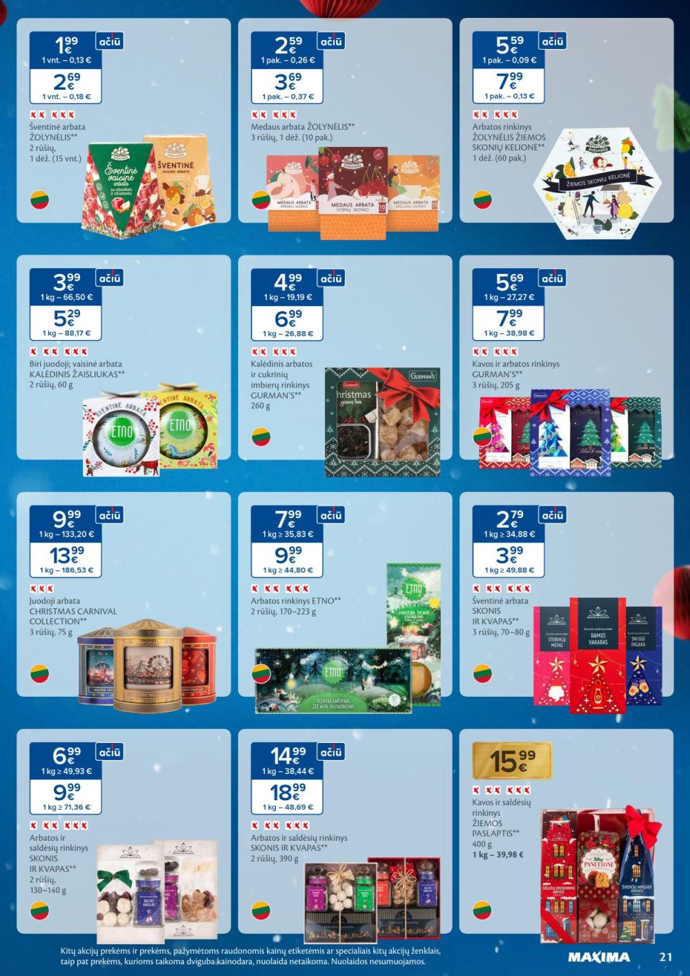 maxima - MAXIMA - Daugiau laiko Kalėdoms (2025 11 04 - 2026 01 03) - page: 21