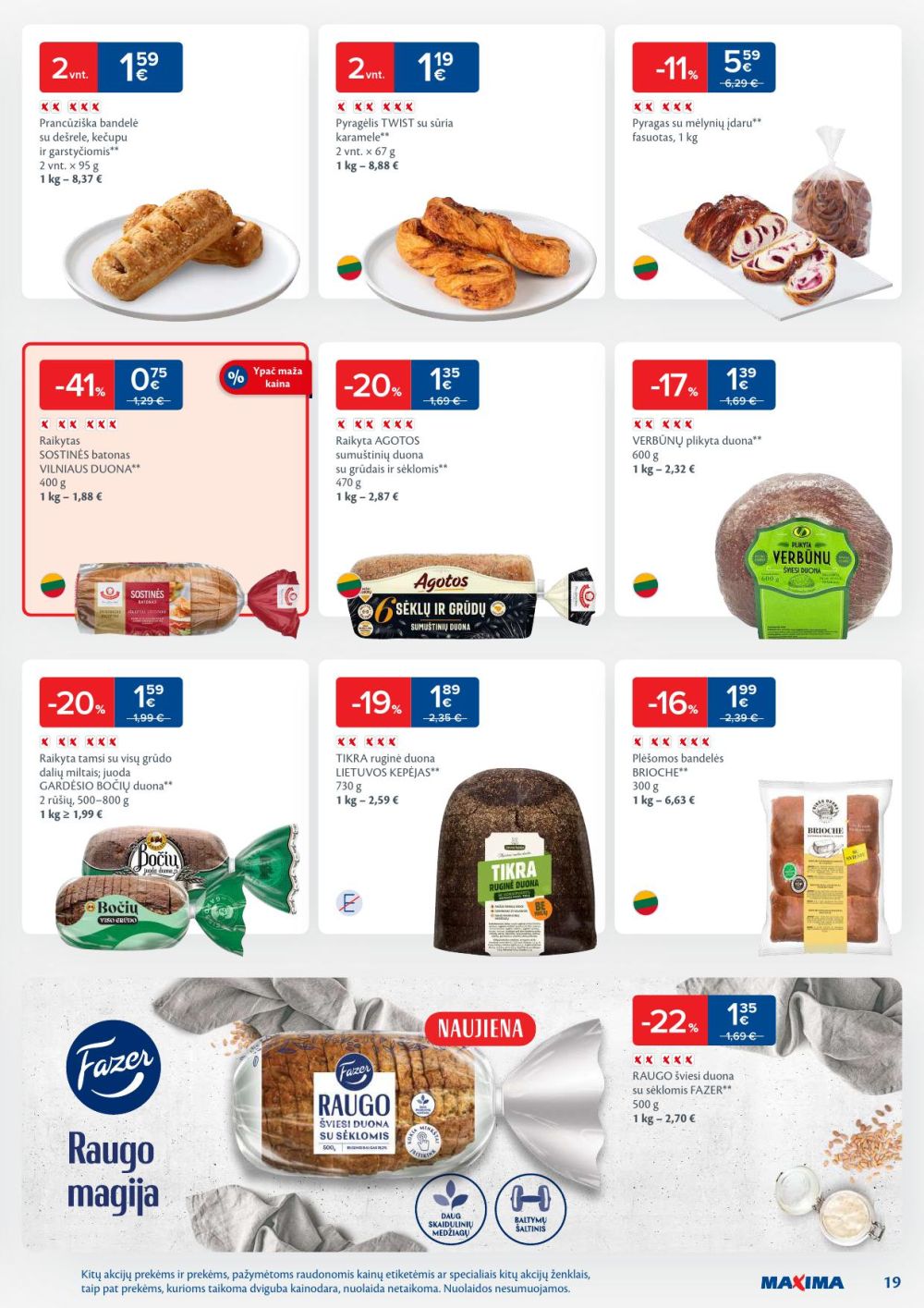 maxima - MAXIMA - Kaininis leidinys Nr.46 (2025 11 11 - 2025 11 17) - page: 19