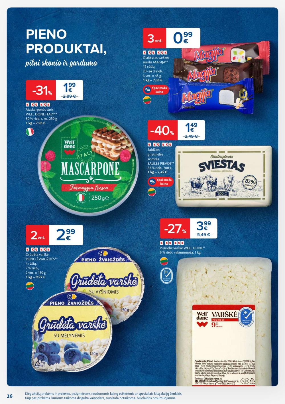 maxima - MAXIMA - Kaininis leidinys Nr.46 (2025 11 11 - 2025 11 17) - page: 26