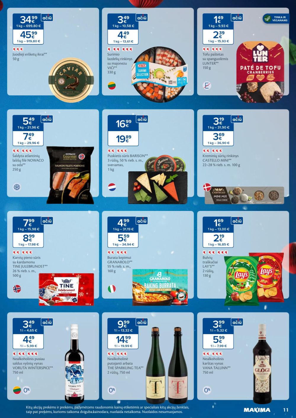 maxima - MAXIMA - Kaininis leidinys Nr.46 (2025 11 11 - 2025 11 17) - page: 11