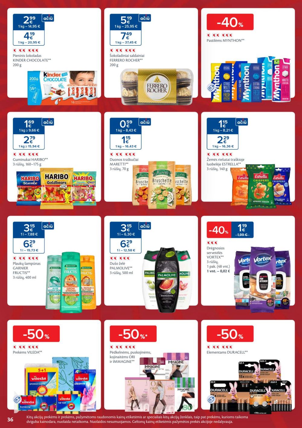 maxima - MAXIMA - Kaininis leidinys Nr.46 (2025 11 11 - 2025 11 17) - page: 36