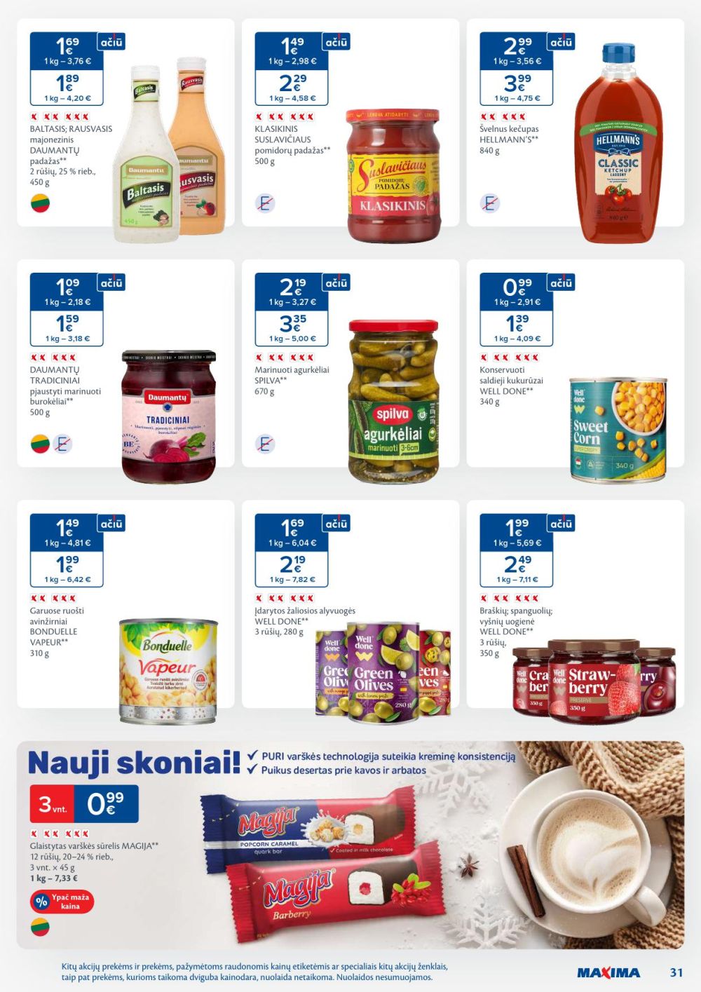 maxima - MAXIMA - Kaininis leidinys Nr.46 (2025 11 11 - 2025 11 17) - page: 31