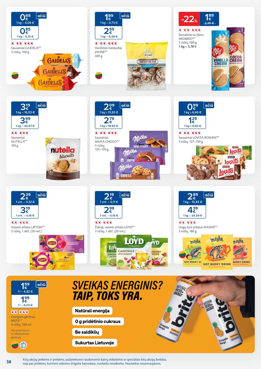 maxima - MAXIMA - Kaininis leidinys Nr.46 (2025 11 11 - 2025 11 17) - page: 38