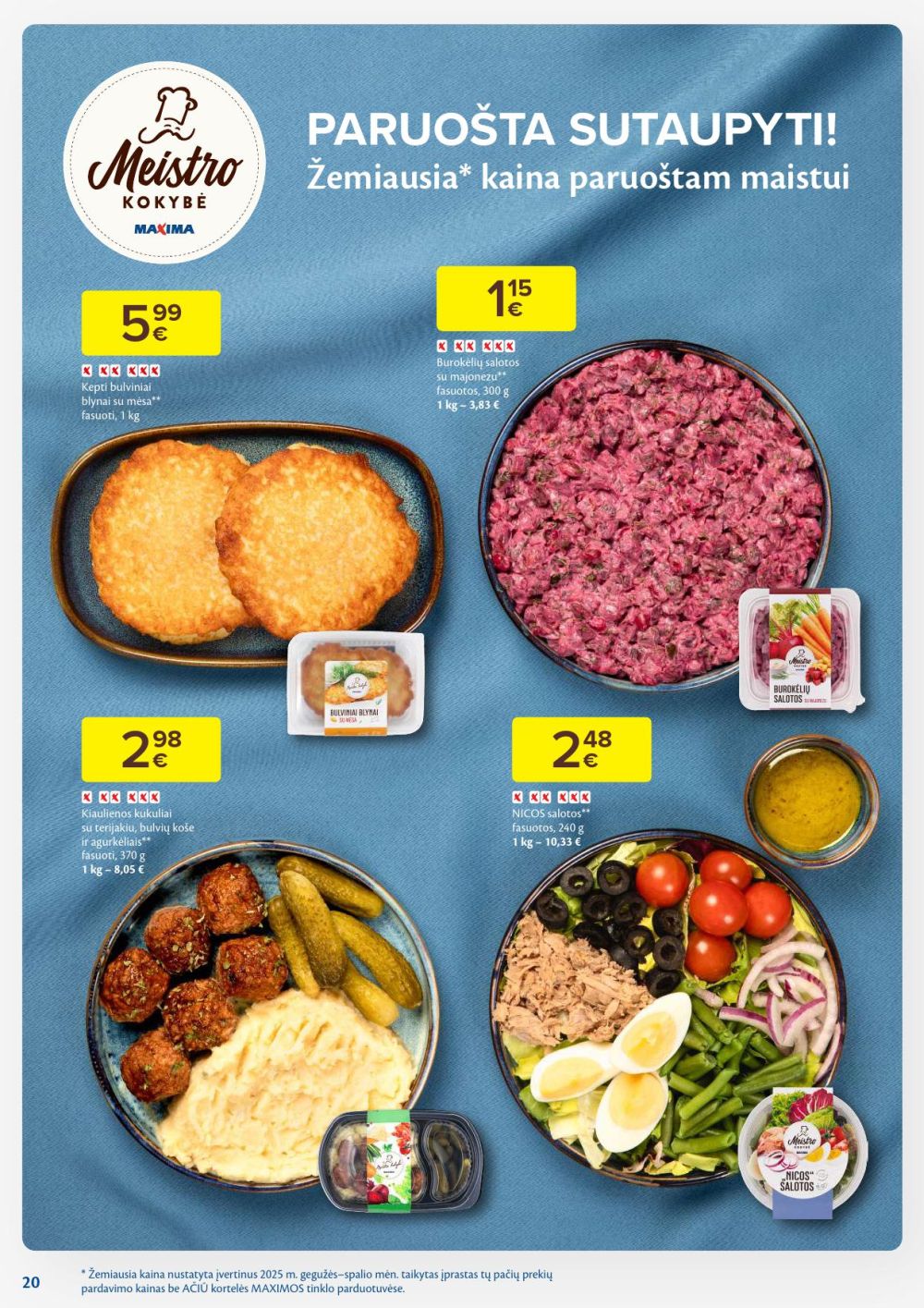 maxima - MAXIMA - Kaininis leidinys Nr.46 (2025 11 11 - 2025 11 17) - page: 20