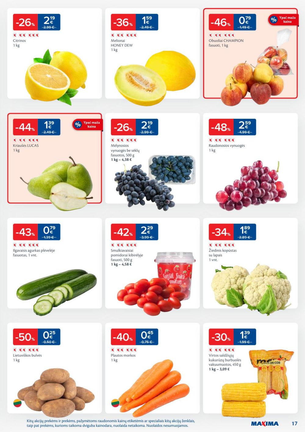 maxima - MAXIMA - Kaininis leidinys Nr.46 (2025 11 11 - 2025 11 17) - page: 17