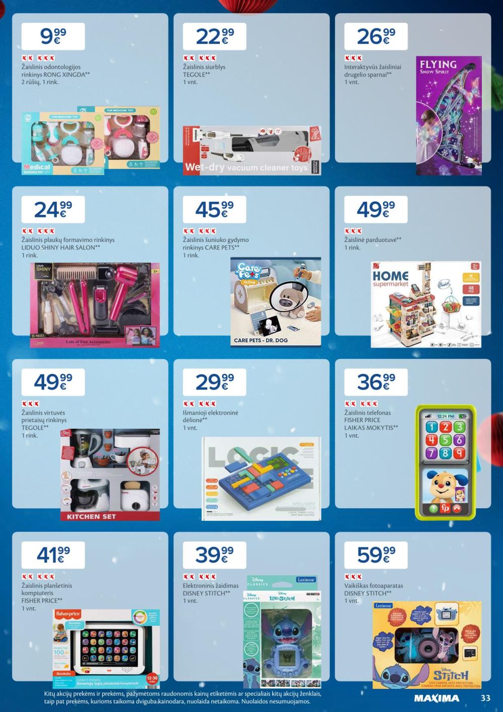 maxima - MAXIMA - Daugiau laiko Kalėdoms (2025 11 11 - 2025 11 17) - page: 33