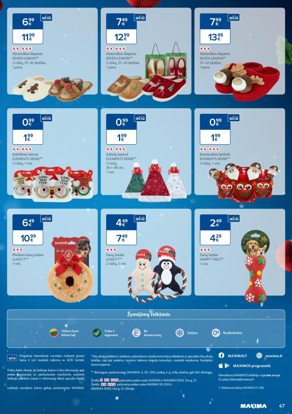 maxima - MAXIMA - Daugiau laiko Kalėdoms (2025 11 11 - 2025 11 17) - page: 47