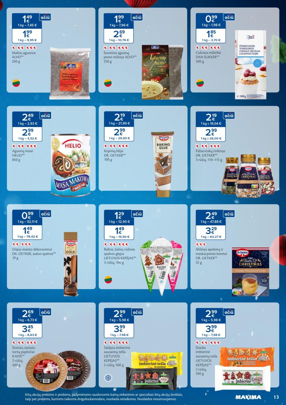 maxima - MAXIMA - Daugiau laiko Kalėdoms (2025 11 11 - 2025 11 17) - page: 13