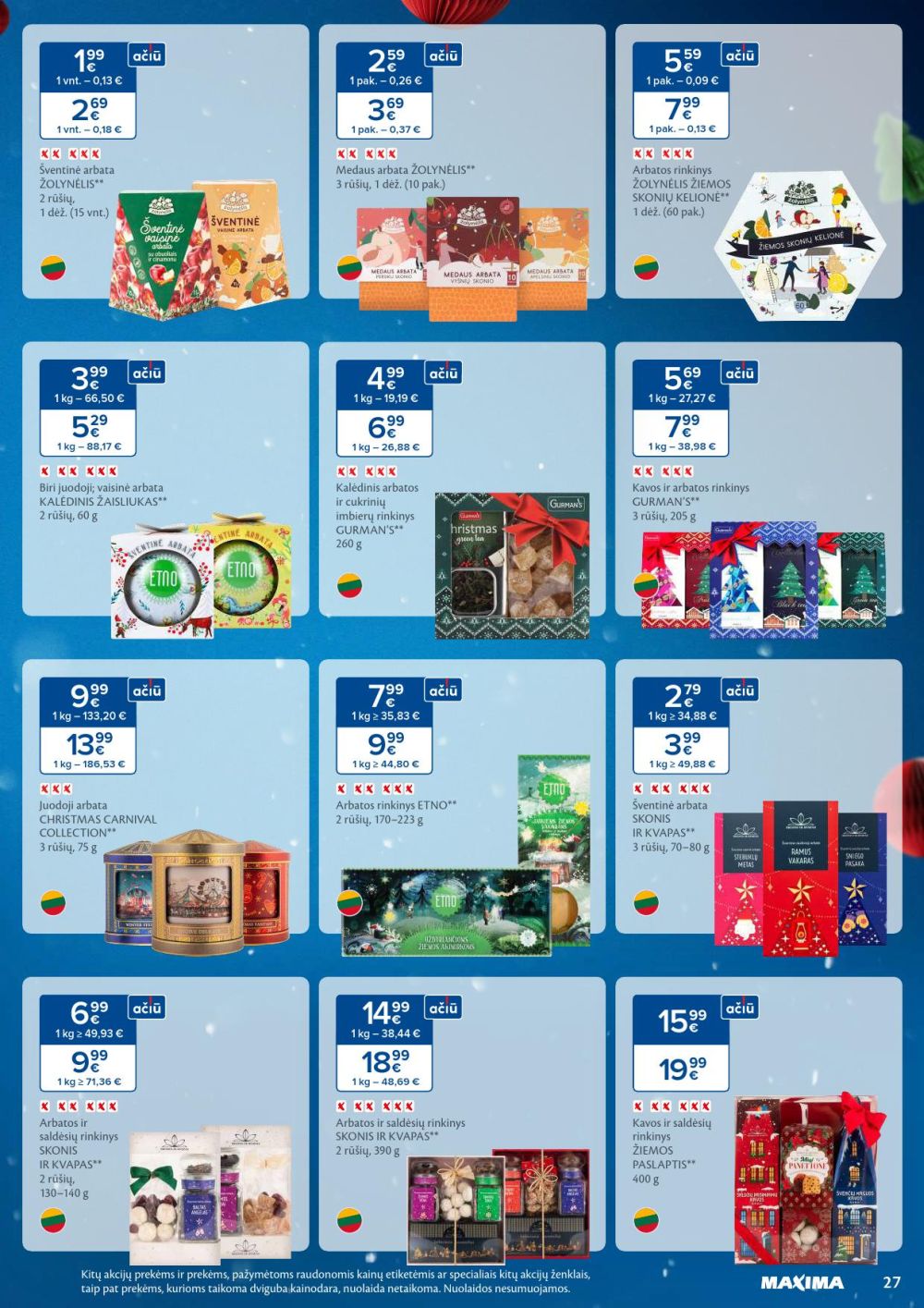 maxima - MAXIMA - Daugiau laiko Kalėdoms (2025 11 11 - 2025 11 17) - page: 27