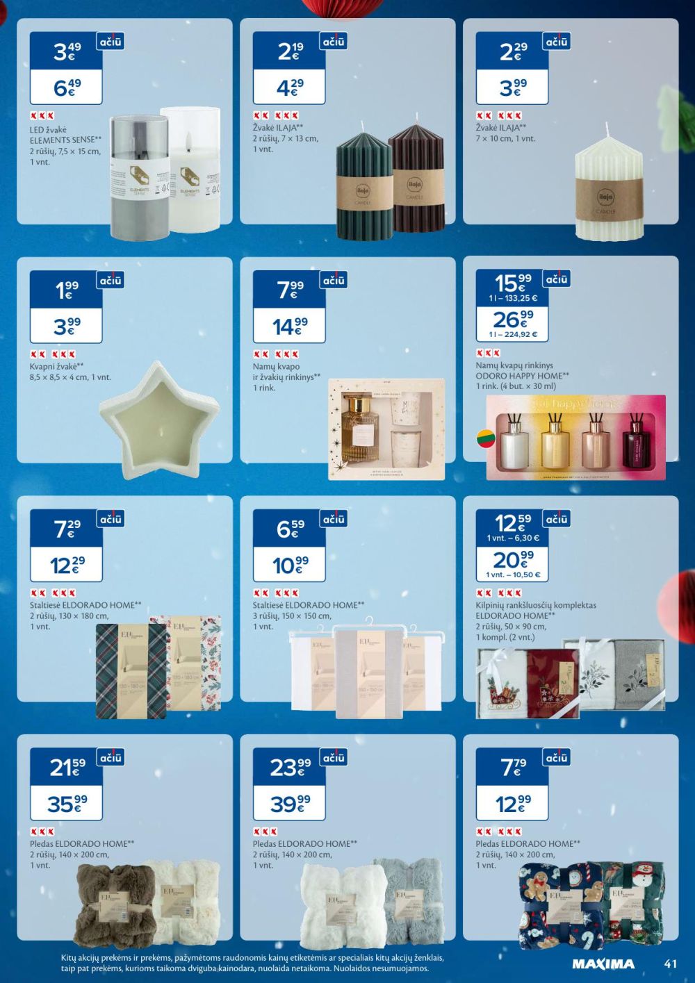 maxima - MAXIMA - Daugiau laiko Kalėdoms (2025 11 11 - 2025 11 17) - page: 41
