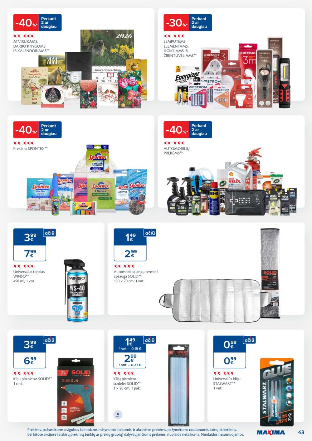 maxima - MAXIMA - Kaininis leidinys Nr.47 (2025 11 18 - 2025 11 24) - page: 43