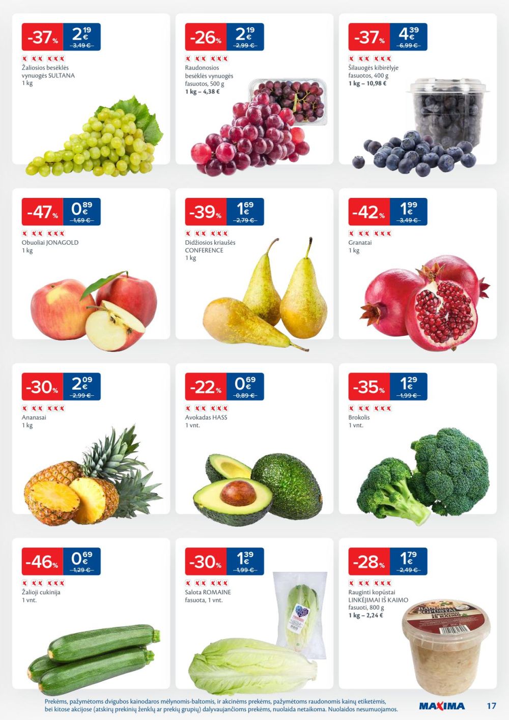 maxima - MAXIMA - Kaininis leidinys Nr.47 (2025 11 18 - 2025 11 24) - page: 17