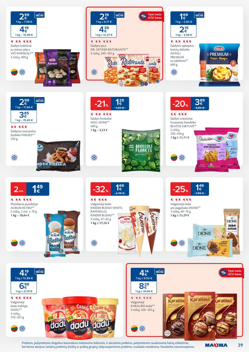 maxima - MAXIMA - Kaininis leidinys Nr.47 (2025 11 18 - 2025 11 24) - page: 29