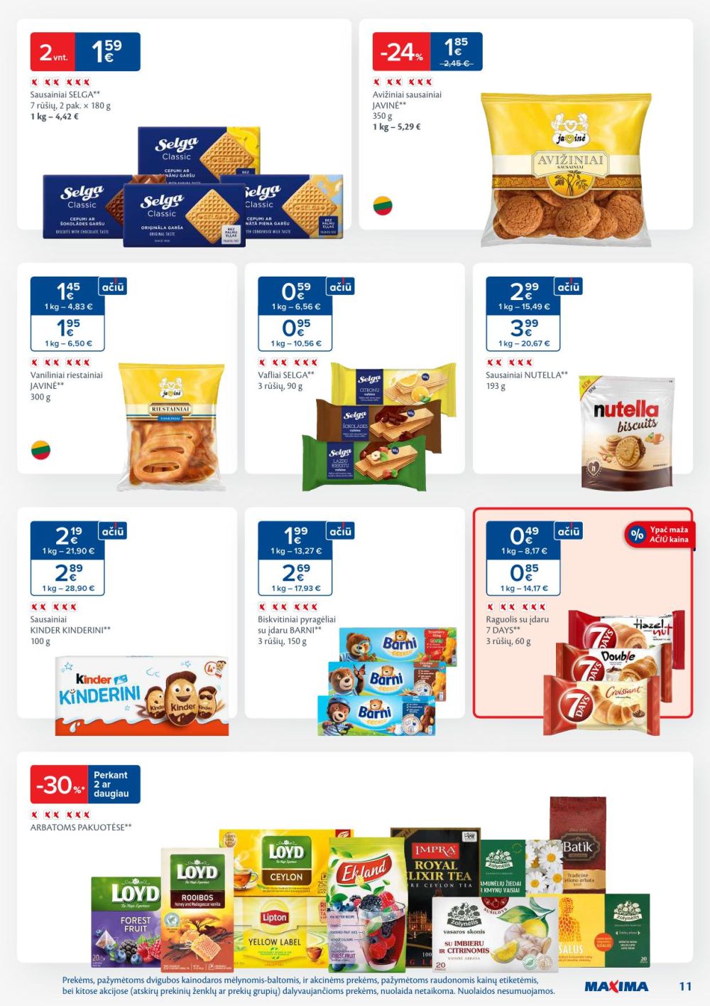 maxima - MAXIMA - Kaininis leidinys Nr.47 (2025 11 18 - 2025 11 24) - page: 11