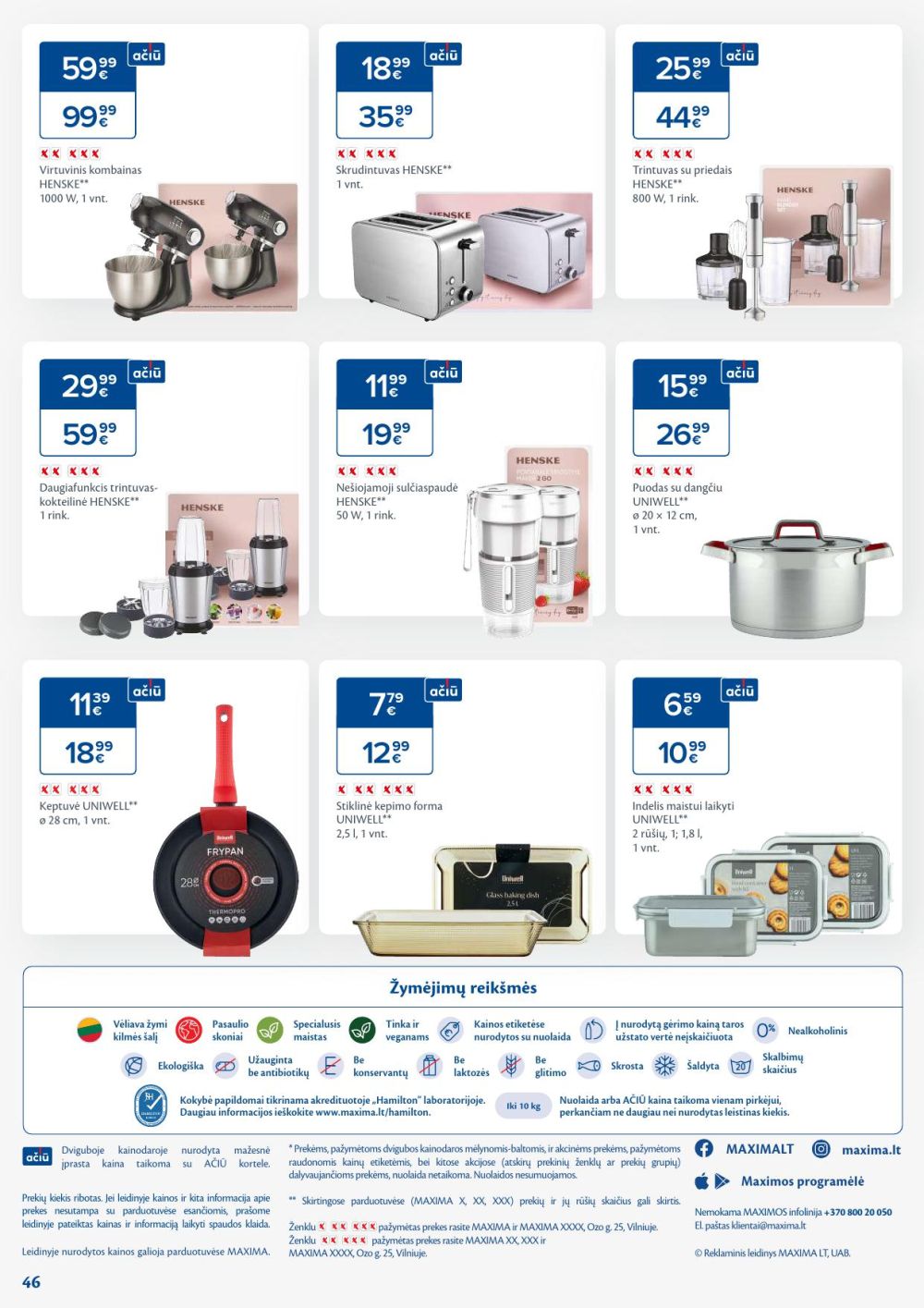 maxima - MAXIMA - Kaininis leidinys Nr.47 (2025 11 18 - 2025 11 24) - page: 46