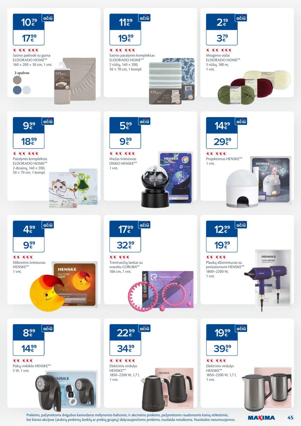 maxima - MAXIMA - Kaininis leidinys Nr.47 (2025 11 18 - 2025 11 24) - page: 45