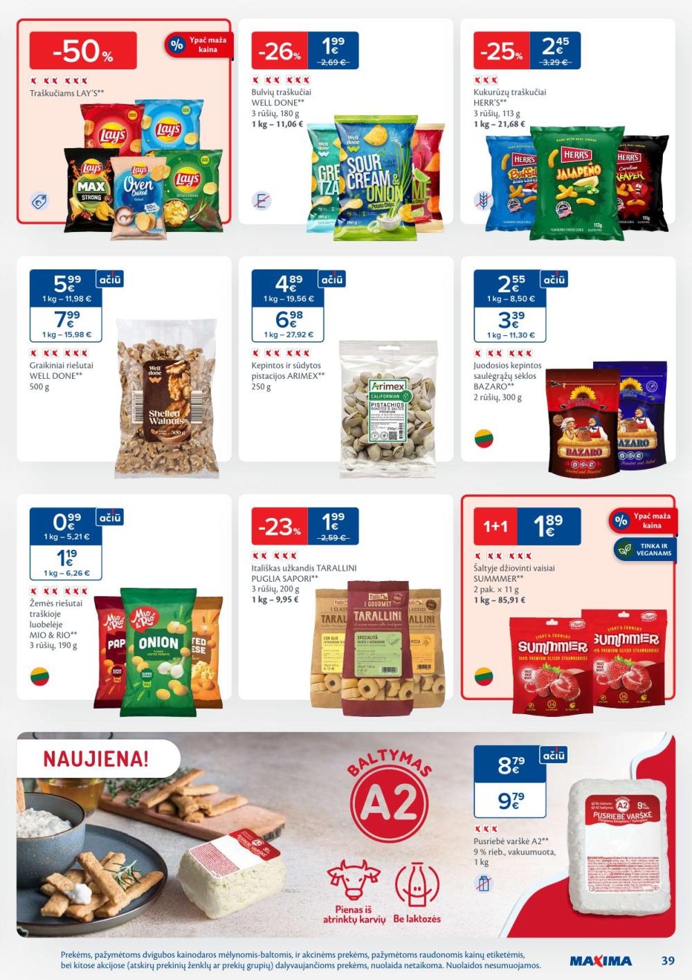 maxima - MAXIMA - Kaininis leidinys Nr.47 (2025 11 18 - 2025 11 24) - page: 39
