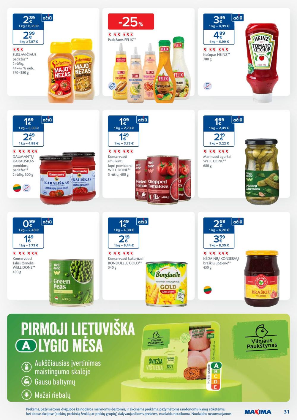 maxima - MAXIMA - Kaininis leidinys Nr.47 (2025 11 18 - 2025 11 24) - page: 31