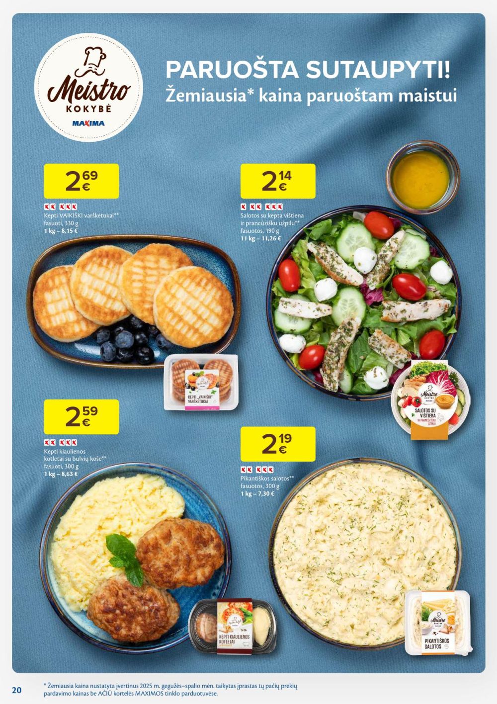 maxima - MAXIMA - Kaininis leidinys Nr.47 (2025 11 18 - 2025 11 24) - page: 20