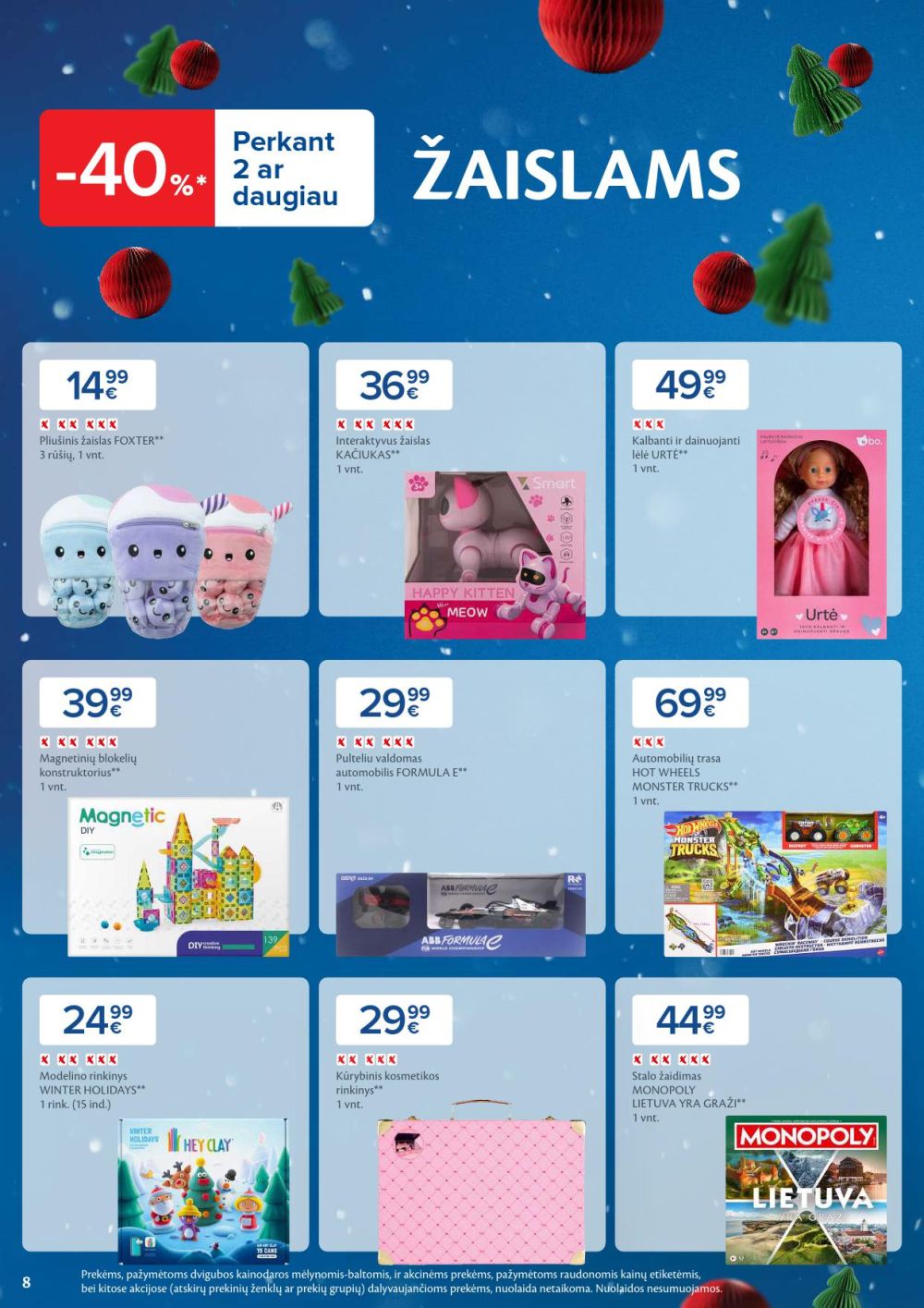 maxima - MAXIMA - Kaininis leidinys Nr.47 (2025 11 18 - 2025 11 24) - page: 8