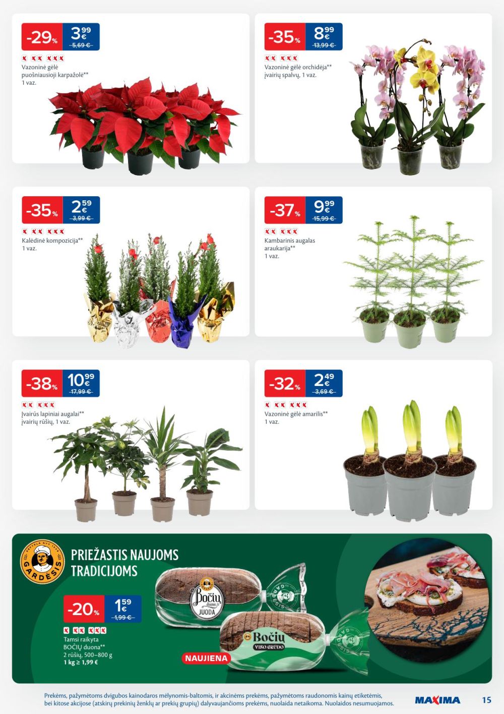 maxima - MAXIMA - Kaininis leidinys Nr.47 (2025 11 18 - 2025 11 24) - page: 15
