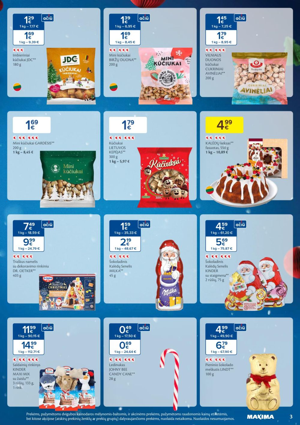 maxima - MAXIMA - Kaininis leidinys Nr.48 (2025 11 25 - 2025 12 01) - page: 3