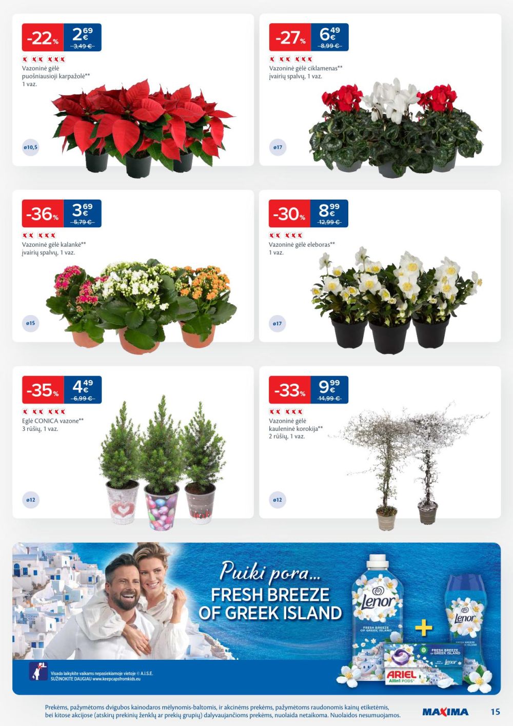 maxima - MAXIMA - Kaininis leidinys Nr.48 (2025 11 25 - 2025 12 01) - page: 15