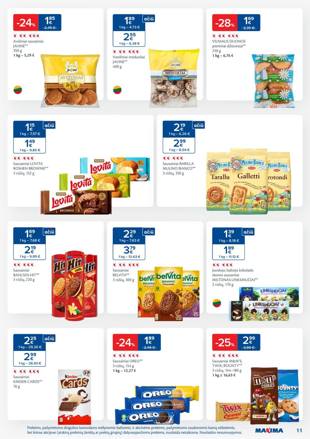 maxima - MAXIMA - Kaininis leidinys Nr.48 (2025 11 25 - 2025 12 01) - page: 11