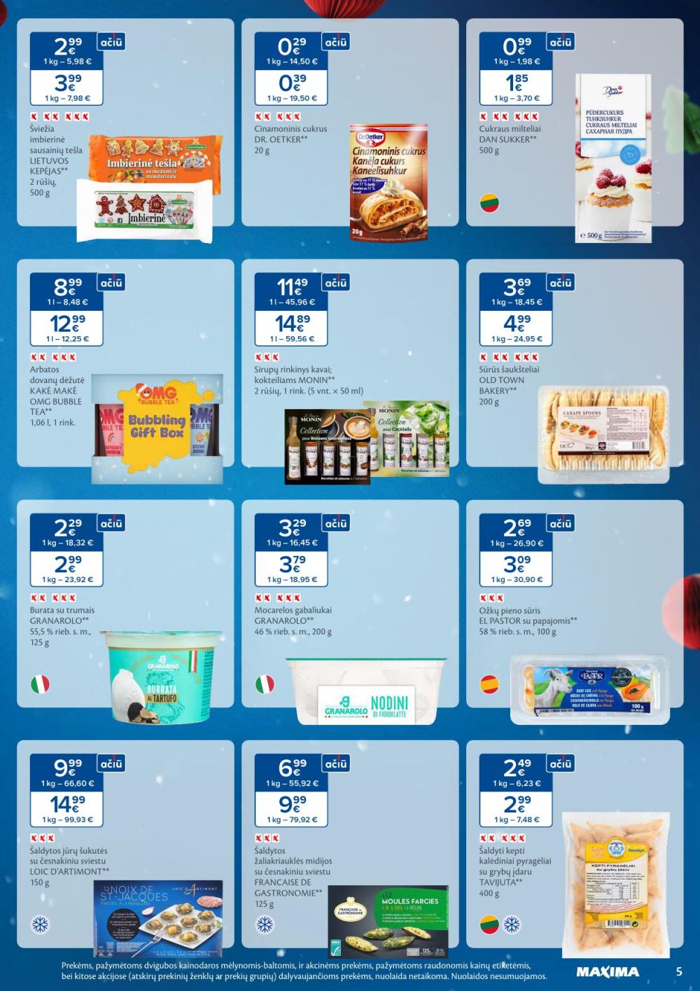 maxima - MAXIMA - Kaininis leidinys Nr.48 (2025 11 25 - 2025 12 01) - page: 5