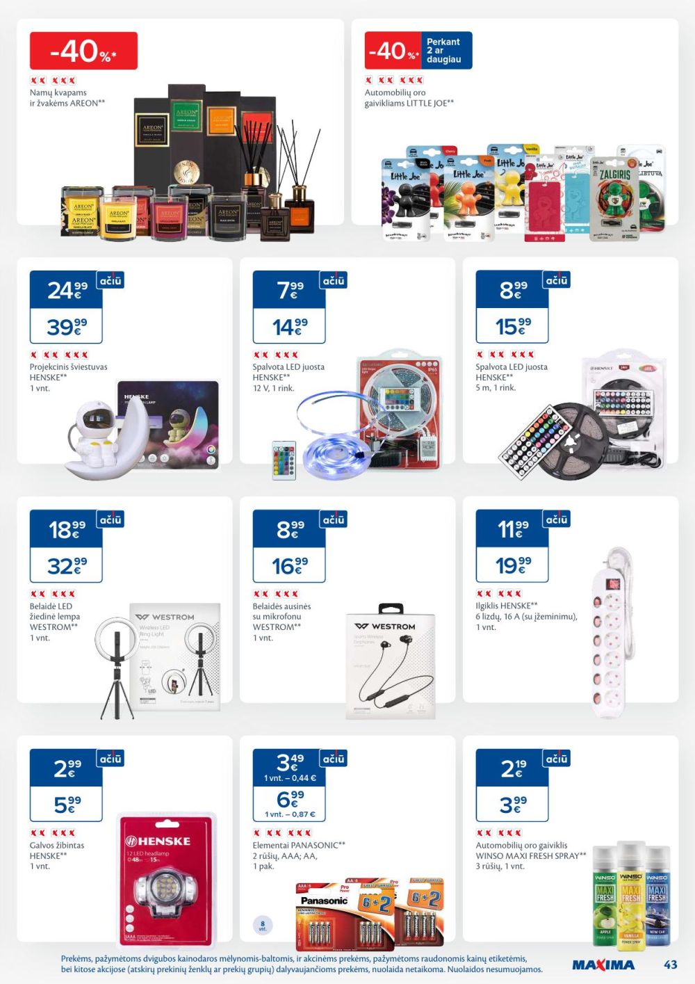 maxima - MAXIMA - Kaininis leidinys Nr.48 (2025 11 25 - 2025 12 01) - page: 43