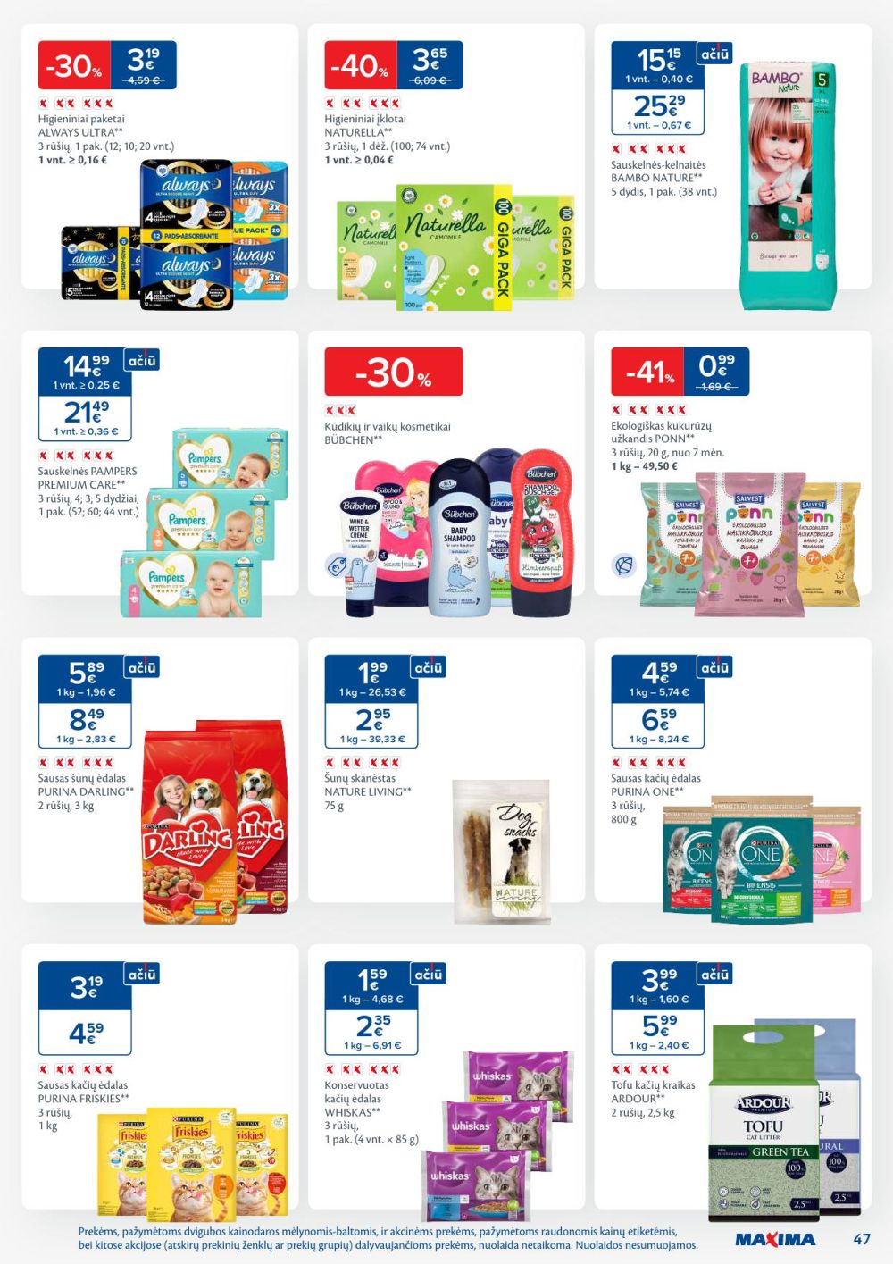 maxima - MAXIMA - Kaininis leidinys Nr.48 (2025 11 25 - 2025 12 01) - page: 47