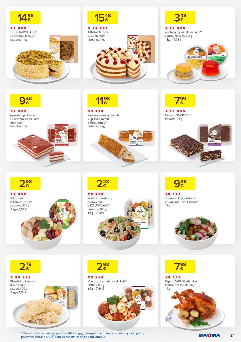 maxima - MAXIMA - Kaininis leidinys Nr.48 (2025 11 25 - 2025 12 01) - page: 21
