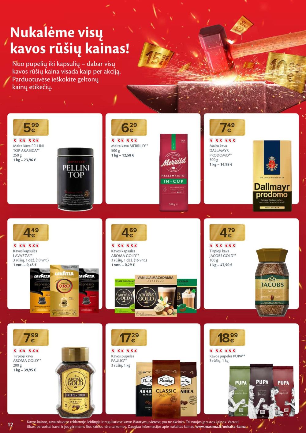 maxima - MAXIMA - Kaininis leidinys Nr.48 (2025 11 25 - 2025 12 01) - page: 12