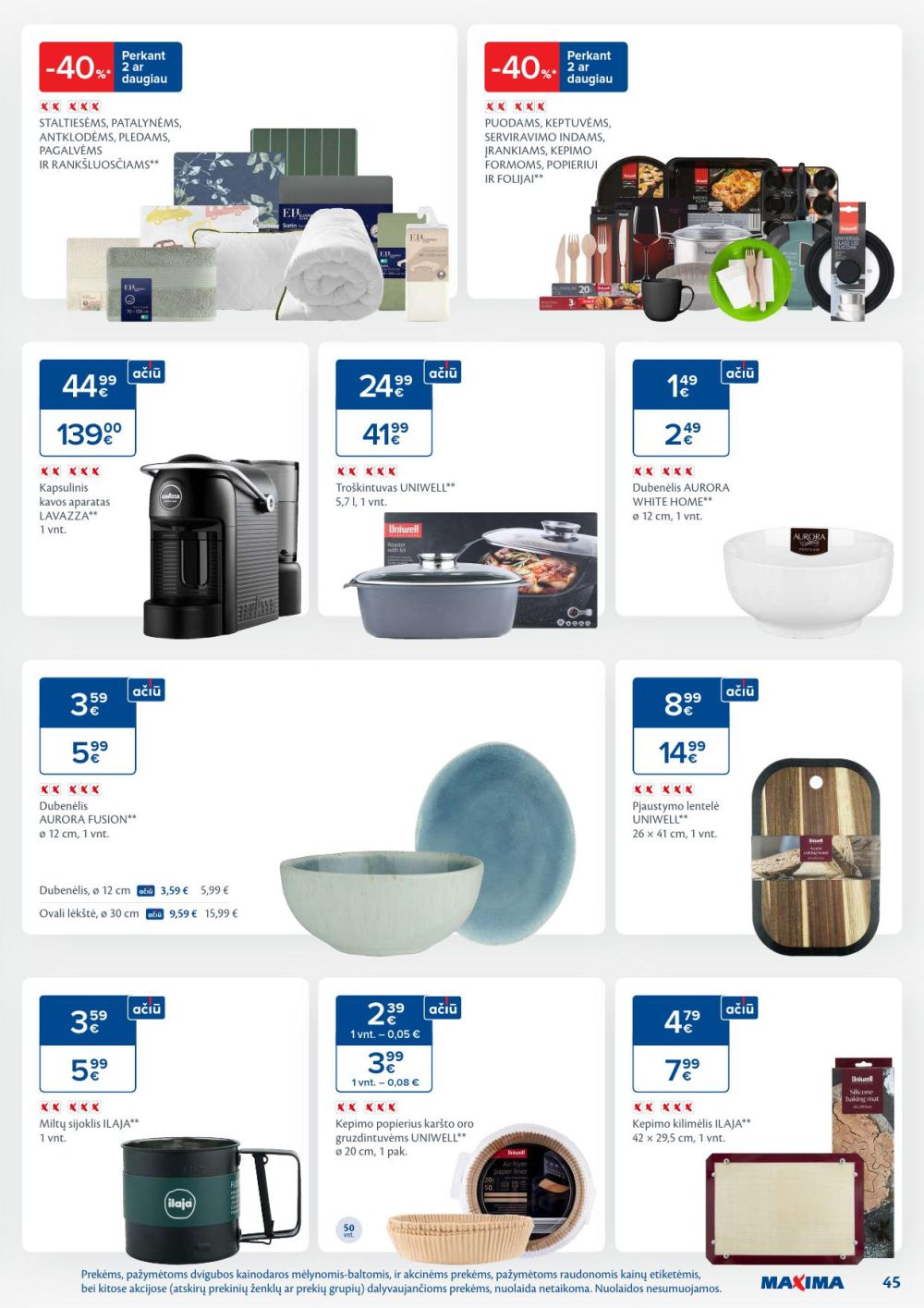 maxima - MAXIMA - Kaininis leidinys Nr.48 (2025 11 25 - 2025 12 01) - page: 45