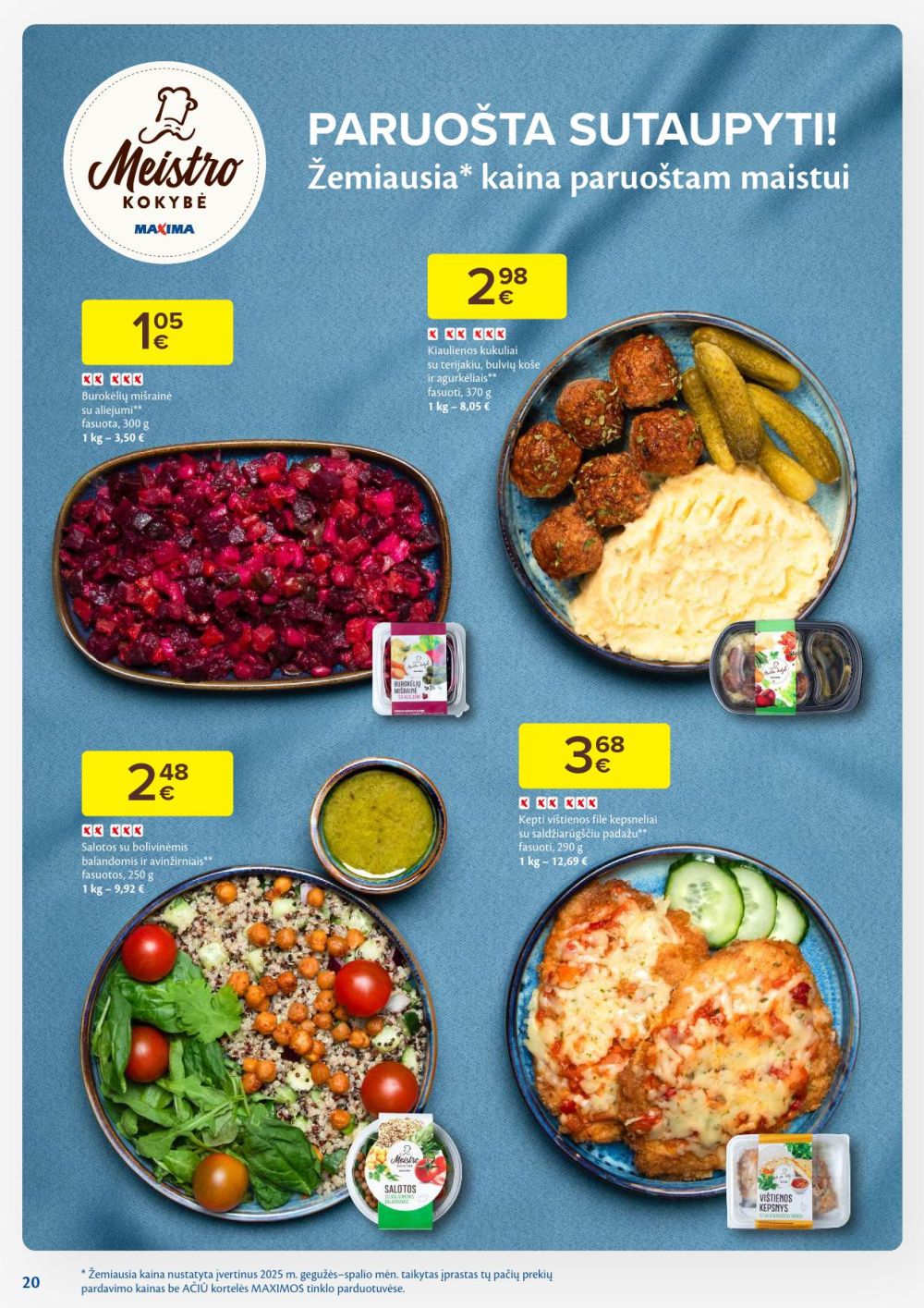 maxima - MAXIMA - Kaininis leidinys Nr.48 (2025 11 25 - 2025 12 01) - page: 20