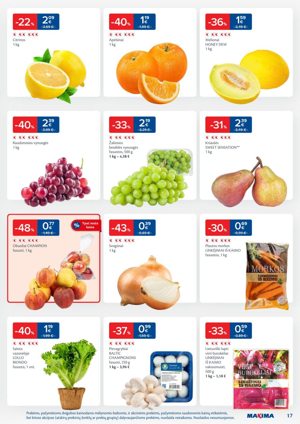 maxima - MAXIMA - Kaininis leidinys Nr.48 (2025 11 25 - 2025 12 01) - page: 17