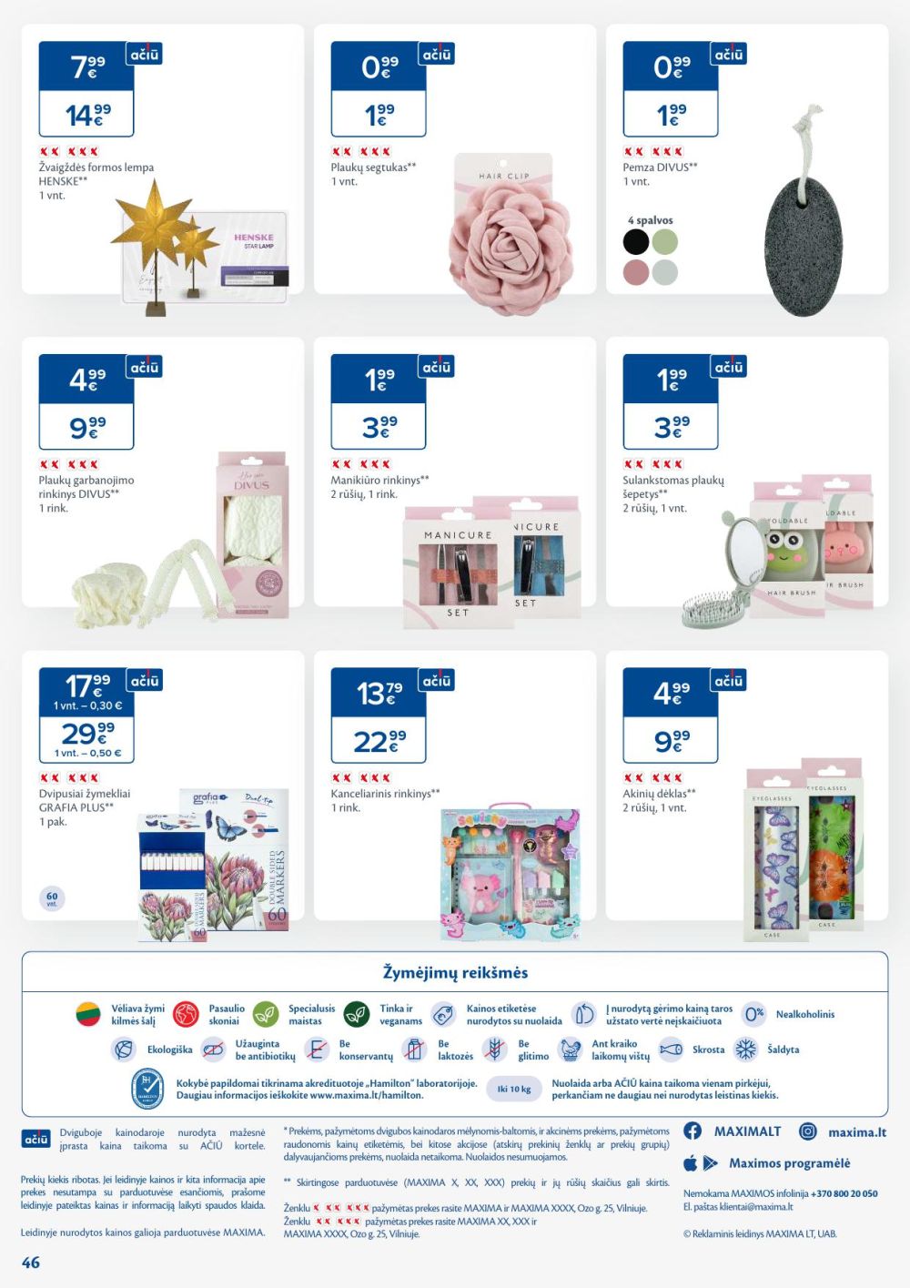 maxima - MAXIMA - Kaininis leidinys Nr.48 (2025 11 25 - 2025 12 01) - page: 46