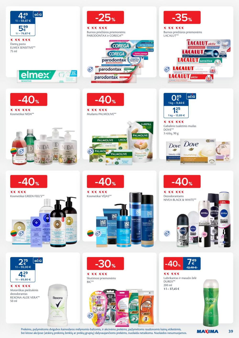 maxima - MAXIMA - Kaininis leidinys Nr.48 (2025 11 25 - 2025 12 01) - page: 39