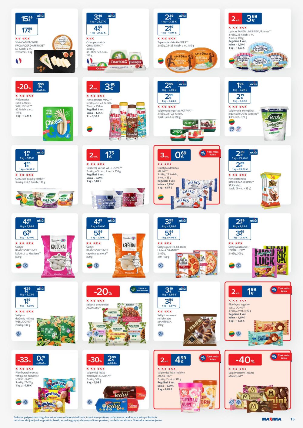 maxima - MAXIMA - Kaininis leidinys Nr.49 (2025 12 02 - 2025 12 08) - page: 15