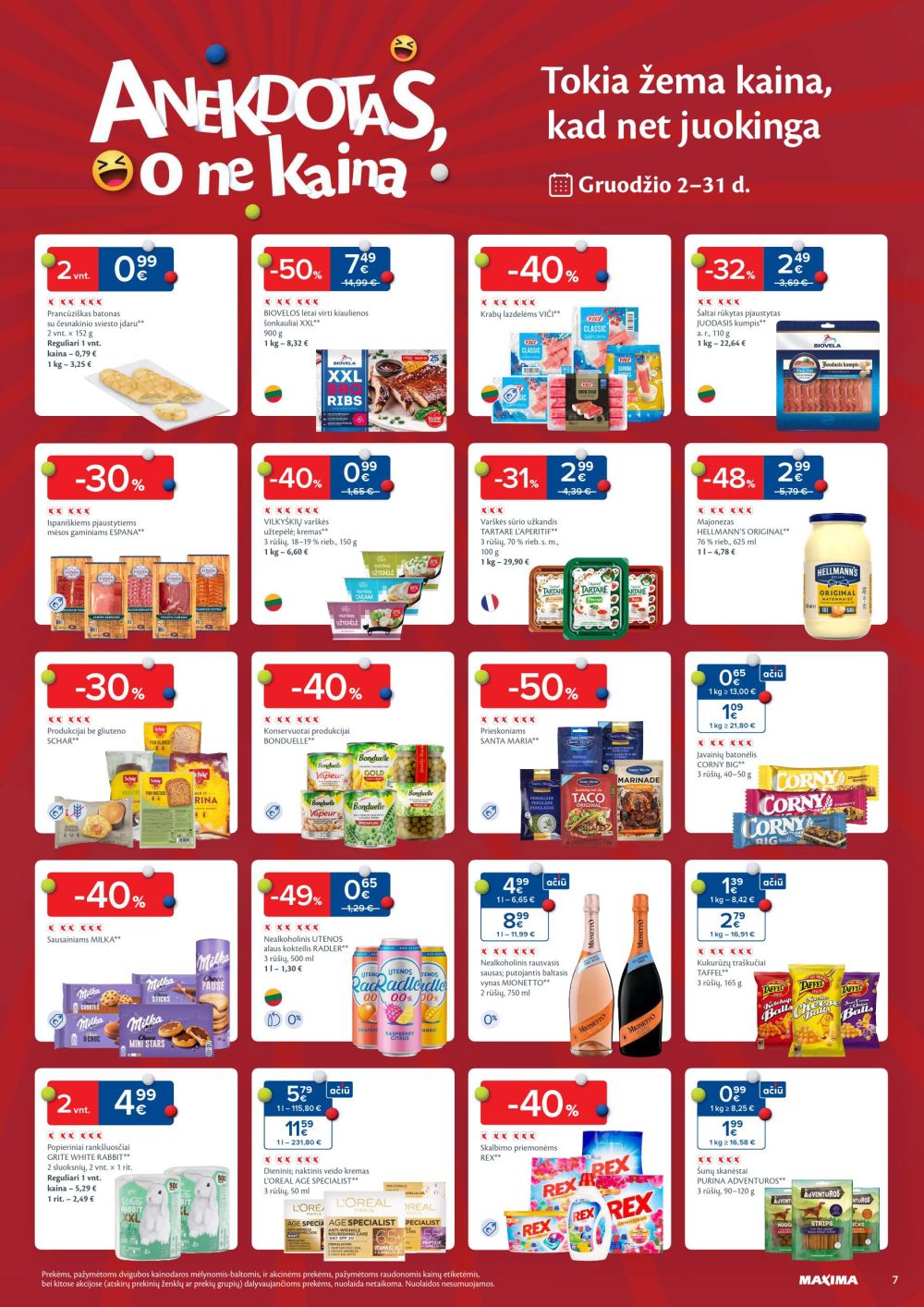 maxima - MAXIMA - Kaininis leidinys Nr.49 (2025 12 02 - 2025 12 08) - page: 7