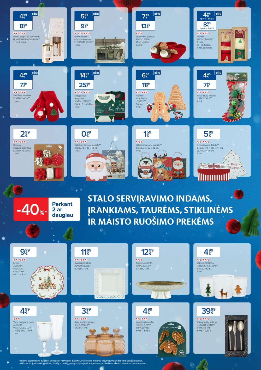 maxima - MAXIMA - Kaininis leidinys Nr.49 (2025 12 02 - 2025 12 08) - page: 6