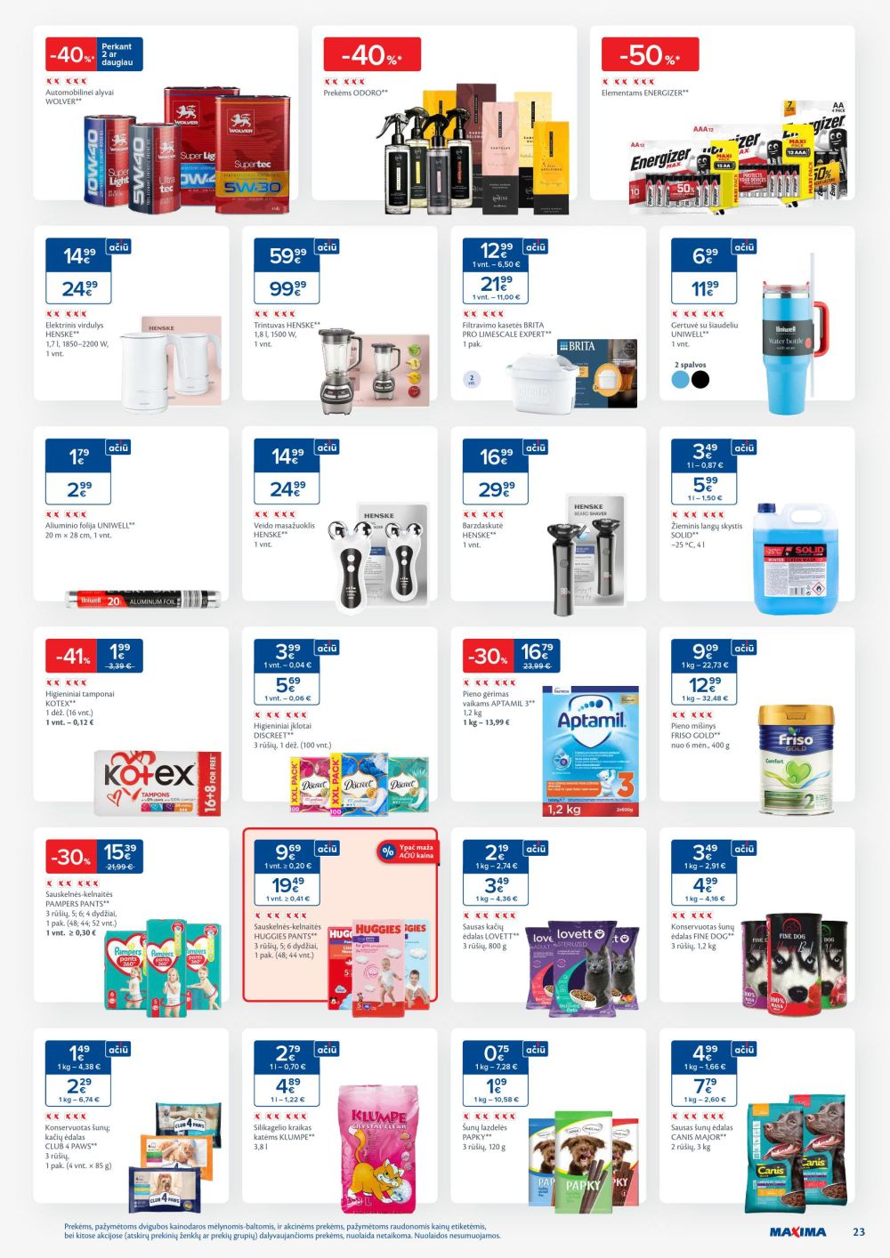 maxima - MAXIMA - Kaininis leidinys Nr.49 (2025 12 02 - 2025 12 08) - page: 23