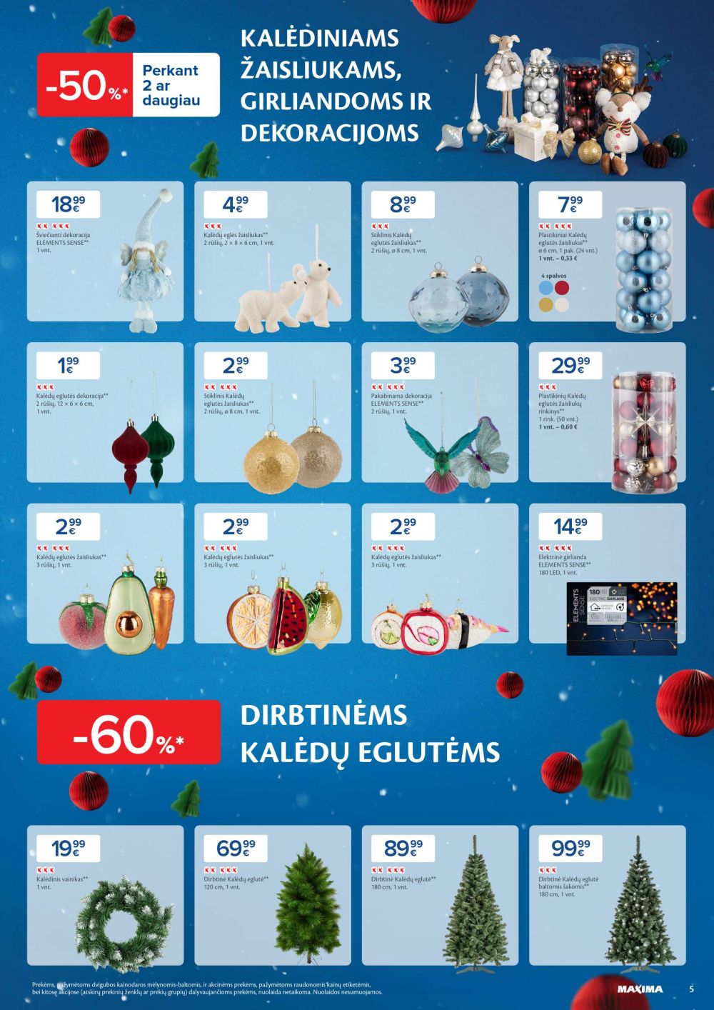 maxima - MAXIMA - Kaininis leidinys Nr.49 (2025 12 02 - 2025 12 08) - page: 5