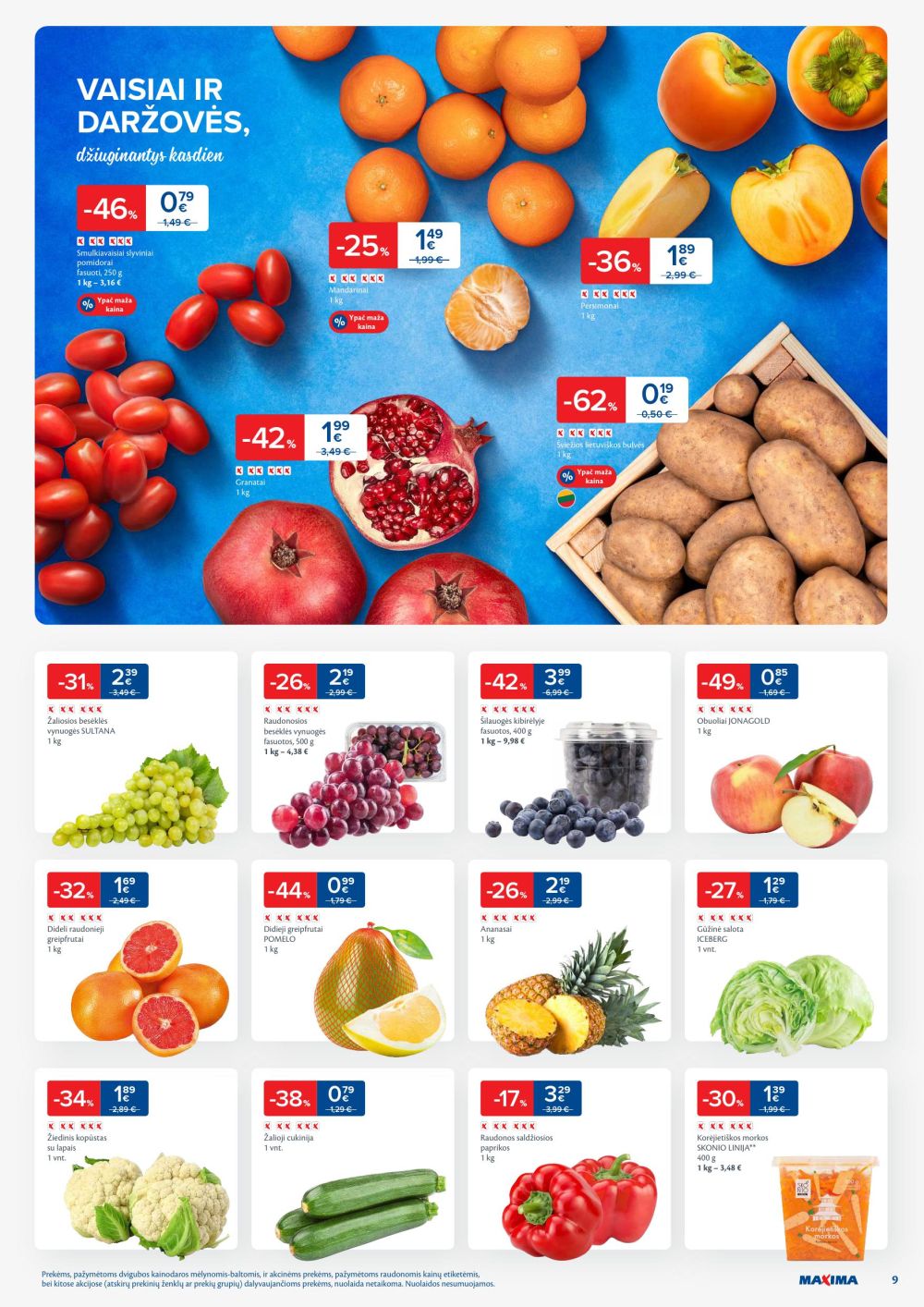 maxima - MAXIMA - Kaininis leidinys Nr.49 (2025 12 02 - 2025 12 08) - page: 9