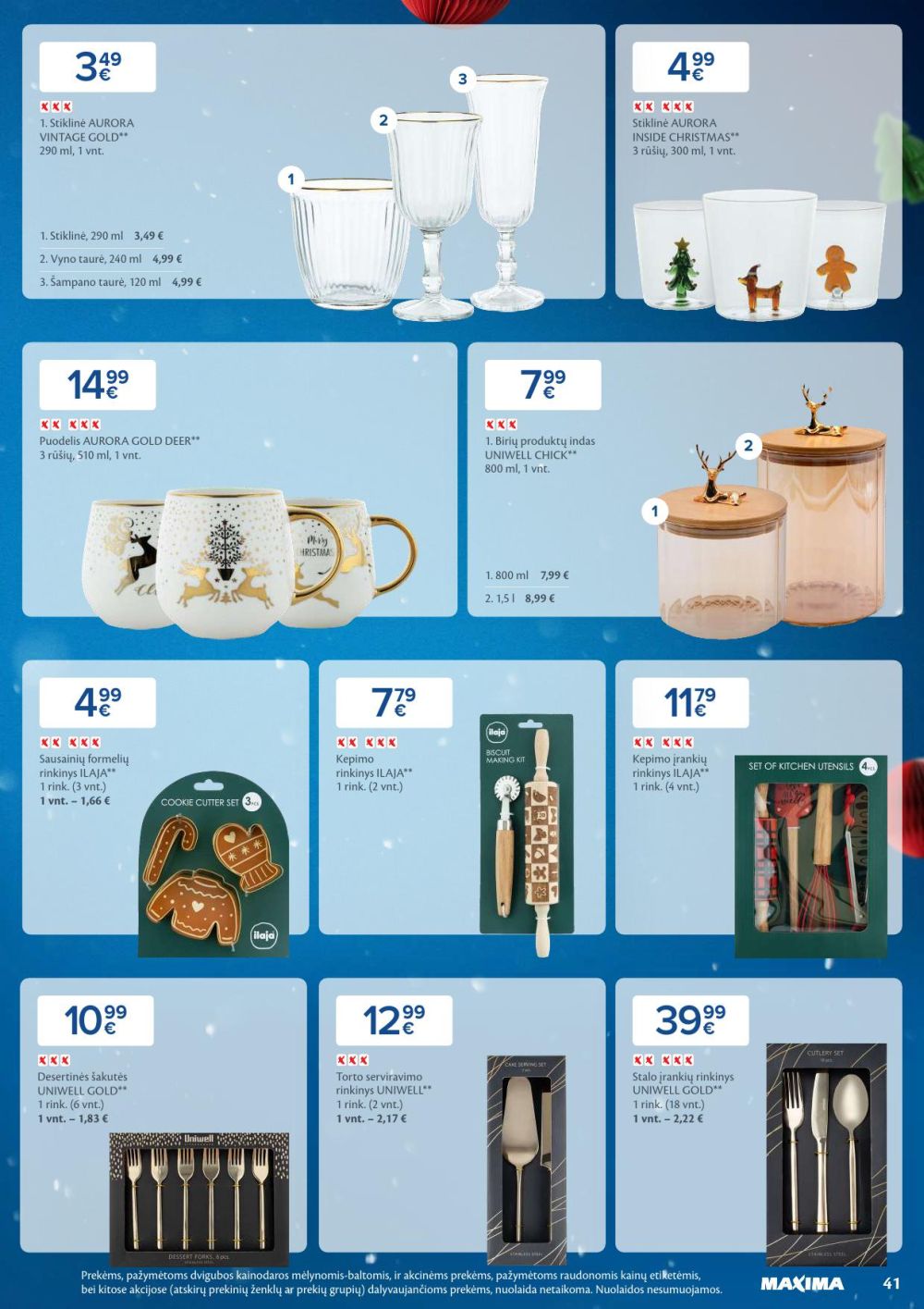 maxima - MAXIMA - Daugiau laiko Kalėdoms (2025 12 02 - 2025 12 08) - page: 41